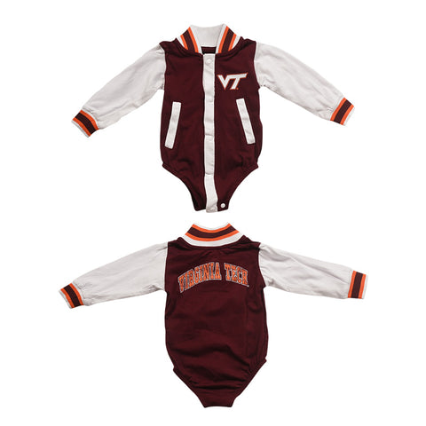 Virginia Tech Baby Rings Varsity One-Piece
