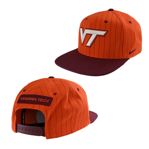 Virginia Tech Baseball Flatbrim Snapback Hat by Nike