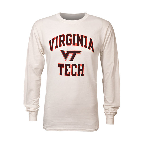 Virginia Tech Basic Long-Sleeved T-Shirt: White by Champion – Campus Emporium