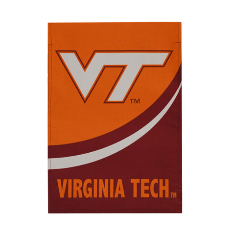 Virginia Tech Burlap Garden Flag