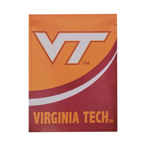 Virginia Tech Burlap House Flag
