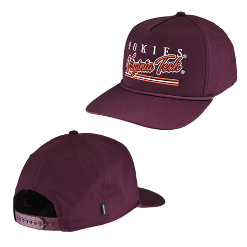 Virginia Tech Caddy Rope Hat by Legacy: Maroon