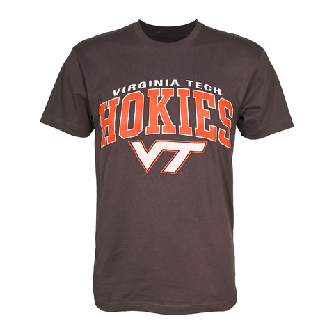 Virginia Tech Classic Hokies Arch T-Shirt: Charcoal