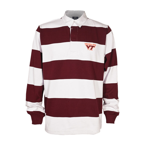 Virginia Tech Classic Rugby Shirt by Charles River – Campus Emporium