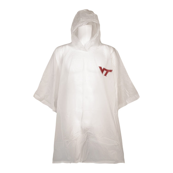 Virginia Tech Clear Mediumweight Billboard Hooded Rain Poncho – Campus Emporium
