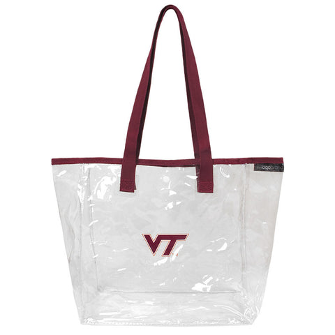 Virginia Tech Clear Stadium Snap Tote Bag