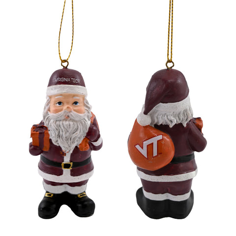 Virginia Tech Collegiate Santa Ornament