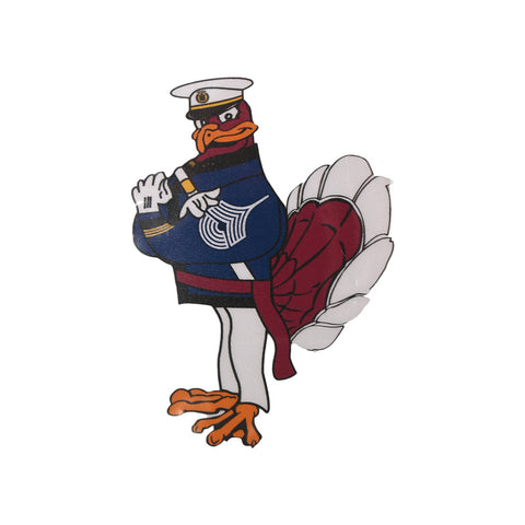 Virginia Tech Corps of Cadets HokieBird Rugged Sticker Decal
