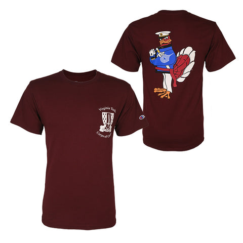 Virginia Tech Corps of Cadets HokieBird T-Shirt by Champion