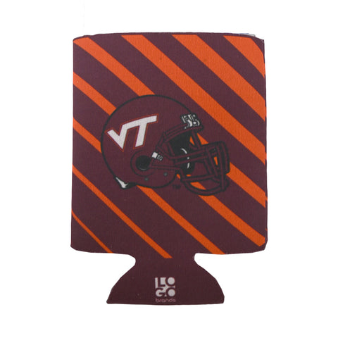 Virginia Tech  Diagonal Stripe Helmet Can Cooler