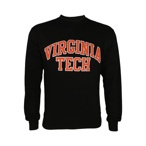 Virginia Tech Embroidered Twill Crew Sweatshirt: Black by Gear