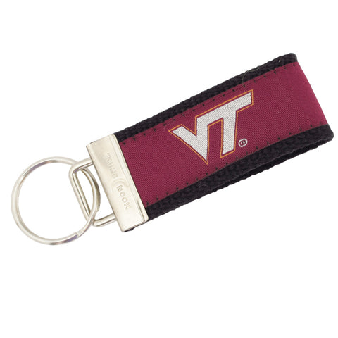 Virginia Tech Fabric Keychain