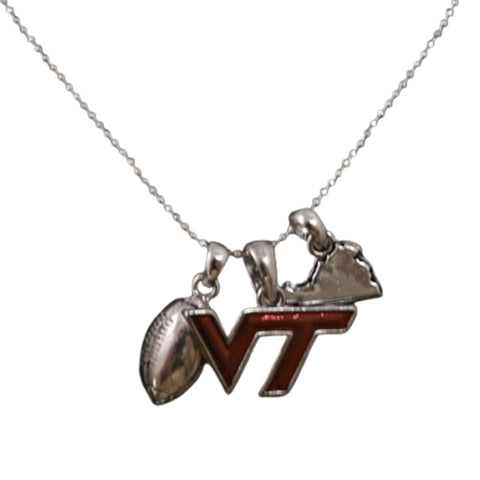 Virginia Tech Football Accent Necklace