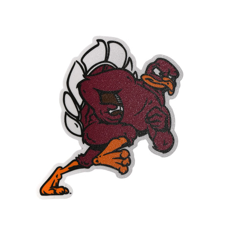Virginia Tech Football HokieBird Rugged Sticker Decal