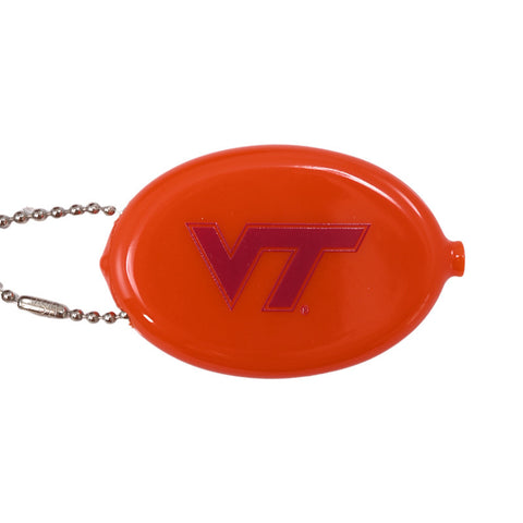 Virginia Tech Football Logo Squeeze Coin Purse