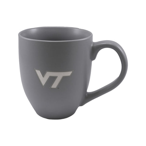 Virginia Tech Gray Bistro Mug 16 oz.
