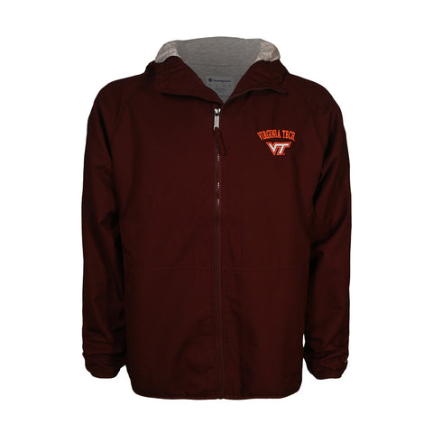 Virginia Tech Heavyweight Full Zip Jacket: Maroon by Champion