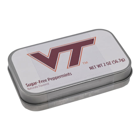 Virginia Tech Hinge Mint Tin: 2 oz.