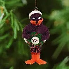 Virginia Tech HokieBird Wreath Ornament