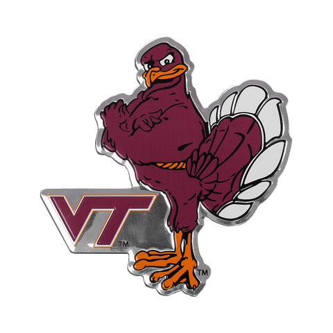 Virginia Tech Hokie Bird Car Emblem