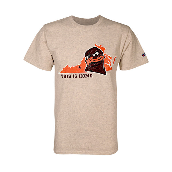Virginia Tech Hokie State of Mind T-Shirt: Oatmeal by Champion – Campus Emporium