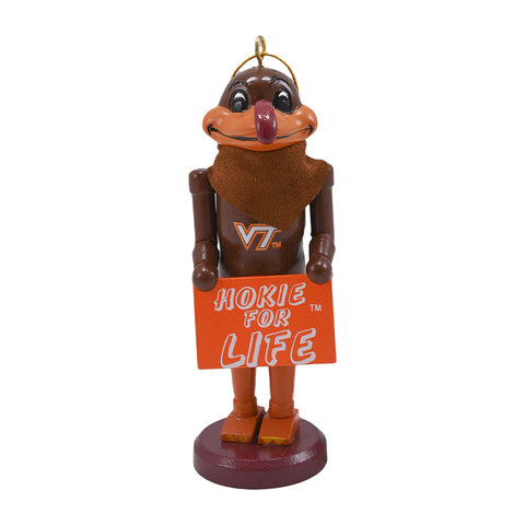 Virginia Tech Hokie for Life Nutcracker Ornament