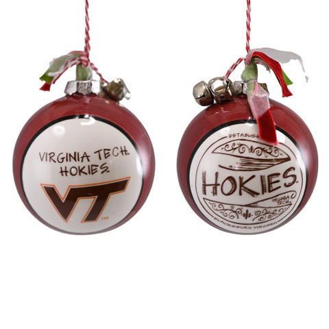 Virginia Tech Hokies Ball Ornament