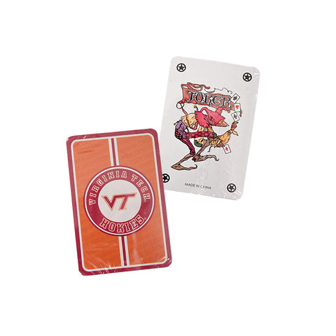 Virginia Tech Hokies Circle Playing Cards