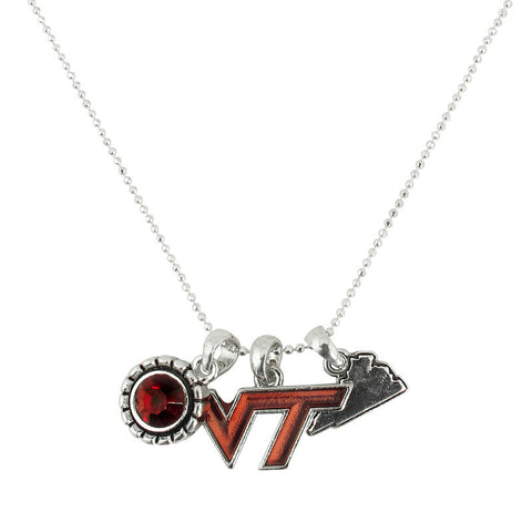 Virginia Tech Home Sweet School Necklace