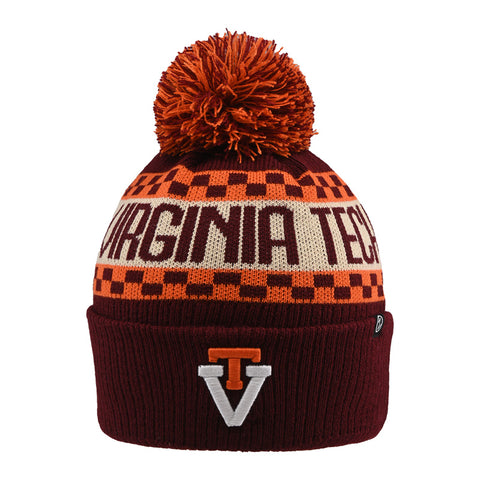 Virginia Tech Jacquard Vault Logo Brink Beanie by Zephyr