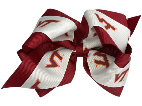 Virginia Tech Jumbo Layered Bow