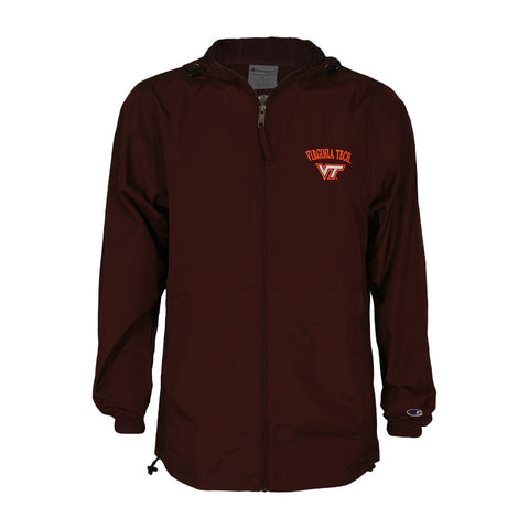 Virginia Tech Lightweight Full-Zip Jacket: Maroon by Champion