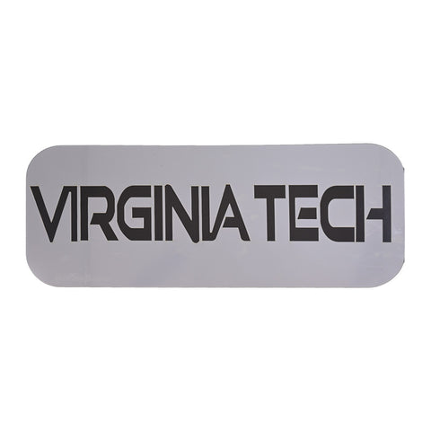 Virginia Tech  Linear Curbee Stencil