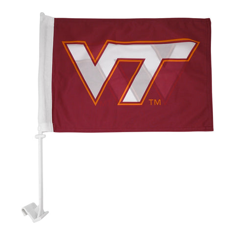 Virginia Tech Logo Car Flag