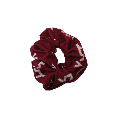 Virginia Tech Logo Scrunchie Maroon