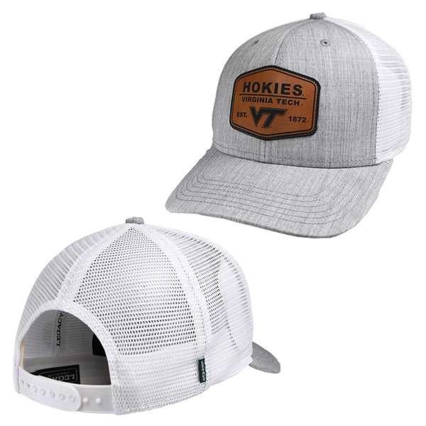 Virginia Tech MPS Trucker Hat by Legacy: Gray/White – Campus Emporium