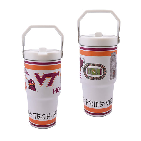 Virginia Tech Marks Tumbler with Lid 20 oz.