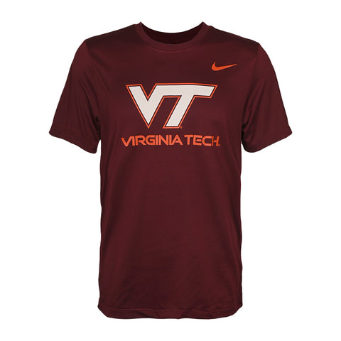 Virginia Tech Men's 2026 Dri-FIT Legend T-Shirt: Maroon by Nike