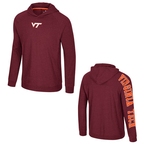 Virginia Tech Men's Back in Business Hooded Long-Sleeved T-Shirt