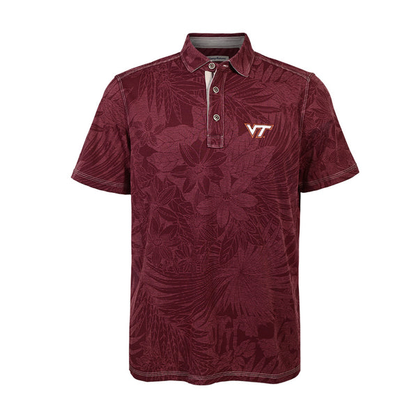 Virginia Tech Men's Big and Tall Sport Santiago Paradise Polo by Tommy – Campus