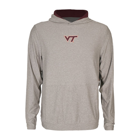 Virginia Tech Men's Cicero Long-Sleeved Hooded T-Shirt