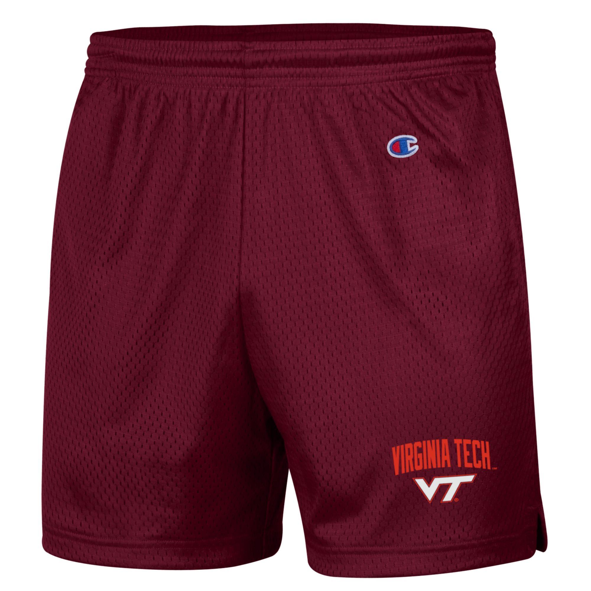 Champion Mesh Shorts Inseam Virginia Tech Men's Classic Mesh