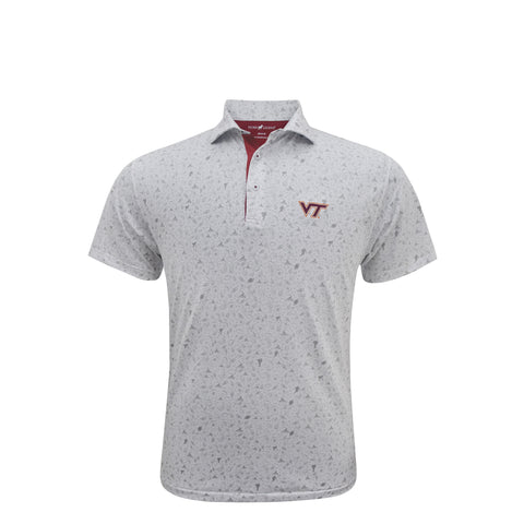 Virginia Tech Men's Gameday Polo by Horn Legend