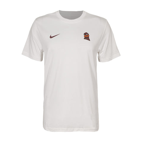 Virginia Tech Men's HokieBird Dri-FIT Legend T-Shirt: White by Nike