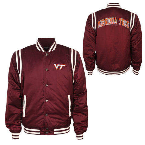 Virginia Tech Men's Paddy Sateen Snap Jacket