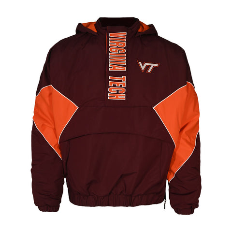 Virginia Tech Men's Richest Man 1/4 Zip Throwback Jacket