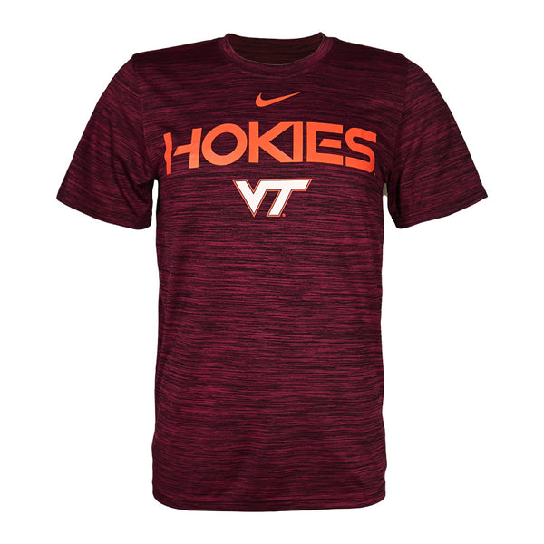 Virginia Tech Men's Team Issue Dri-FIT Velocity Legend T-Shirt: Maroon – Campus