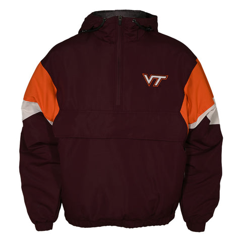 Virginia Tech Men's Throwback Logo 1/2 Zip Puffer Jacket
