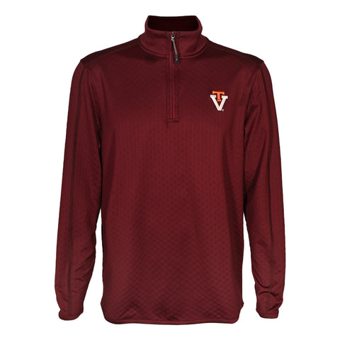 Virginia Tech Men's Vault Logo Island Energy Half-Zip by Tommy Bahama