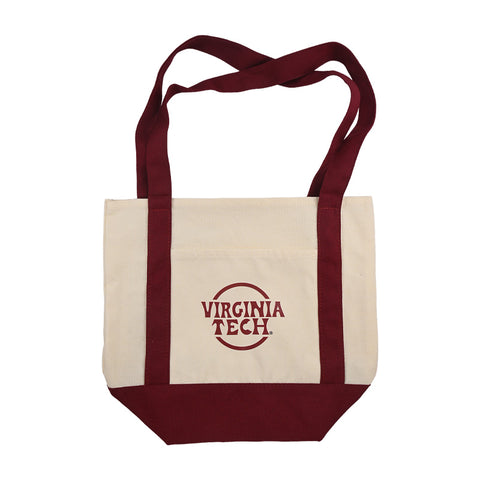 Virginia Tech Mini Canvas Tote Bag